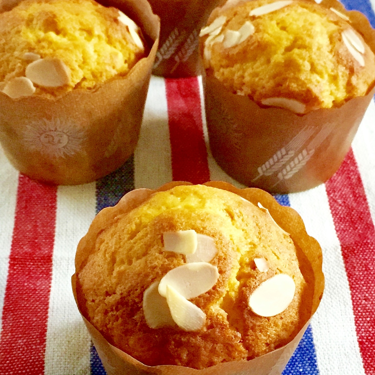 フワッフワ ホットケーキミックスde南瓜のマフィン レシピ 作り方 By みさきらりんず 楽天レシピ フワッフワ ホットケーキミックスde南瓜のマフィン レシピ 作り方 By みさきらりんず 楽天レシピ